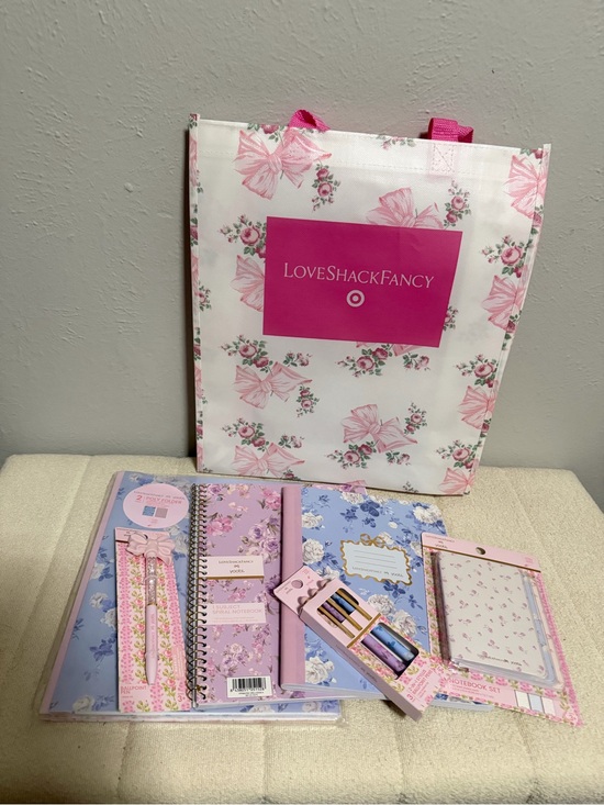 LoveShackFancy Other - LoveShackFancy school supplies bundle